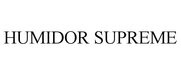 Trademark Logo HUMIDOR SUPREME