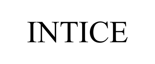 Trademark Logo INTICE