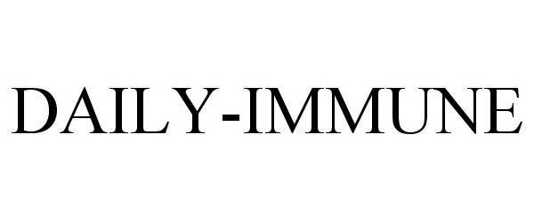 Trademark Logo DAILY-IMMUNE