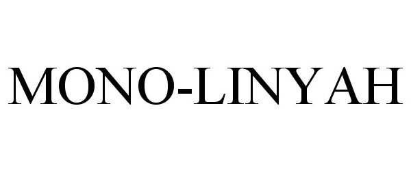 Trademark Logo MONO-LINYAH