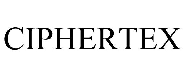 Trademark Logo CIPHERTEX