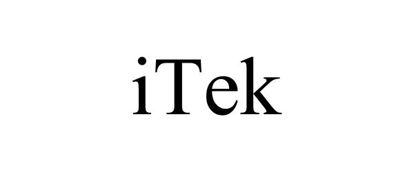 Trademark Logo ITEK