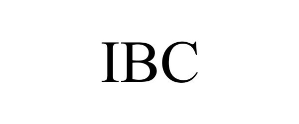 Trademark Logo IBC