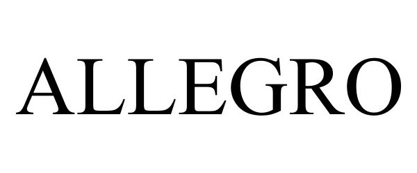 Trademark Logo ALLEGRO