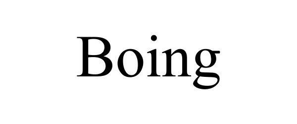 Trademark Logo BOING