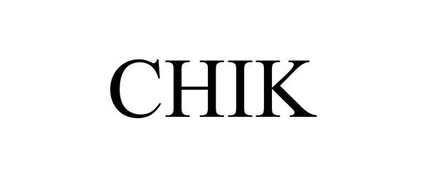  CHIK