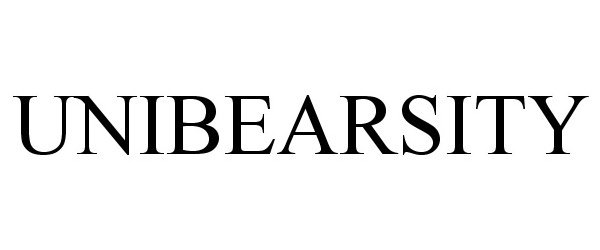 Trademark Logo UNIBEARSITY