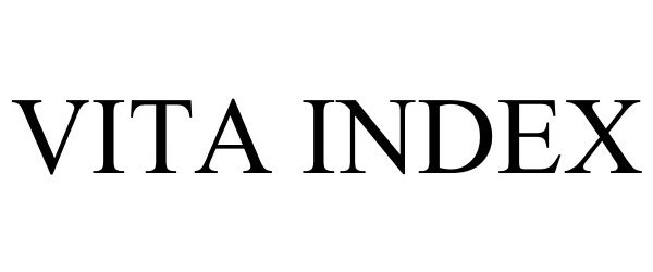 Trademark Logo VITA INDEX