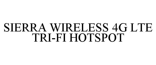  SIERRA WIRELESS 4G LTE TRI-FI HOTSPOT