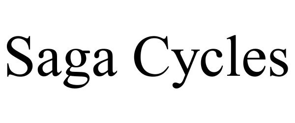 Trademark Logo SAGA CYCLES