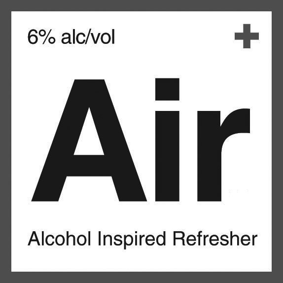  6% ALC/VOL + AIR ALCOHOL INSPIRED REFRESHER