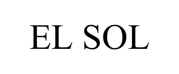 Trademark Logo EL SOL