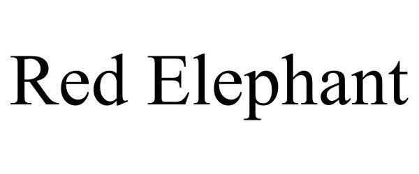 Trademark Logo RED ELEPHANT