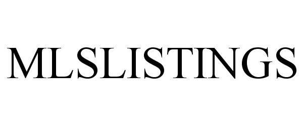 Trademark Logo MLSLISTINGS