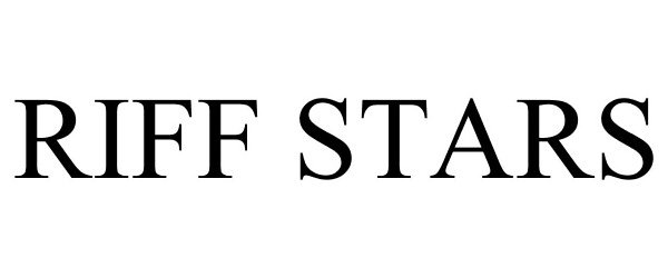 Trademark Logo RIFF STARS
