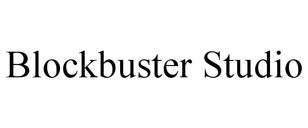  BLOCKBUSTER STUDIO