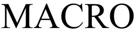 Trademark Logo MACRO