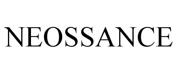 Trademark Logo NEOSSANCE