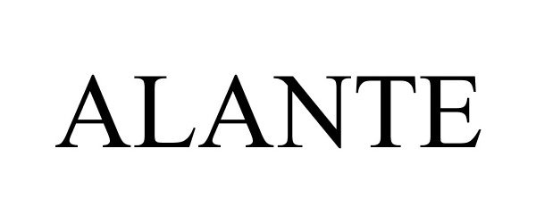 Trademark Logo ALANTE