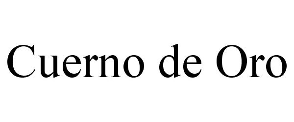Trademark Logo CUERNO DE ORO