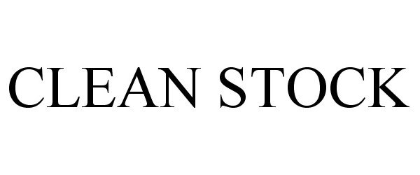 Trademark Logo CLEAN STOCK