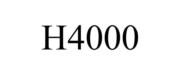 Trademark Logo H4000