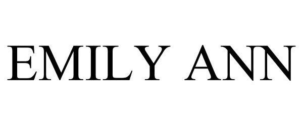 Trademark Logo EMILY ANN