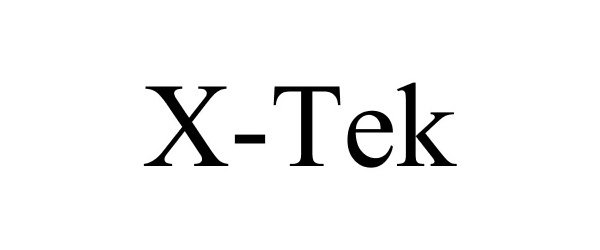 Trademark Logo X-TEK