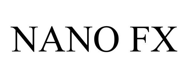 Trademark Logo NANO FX