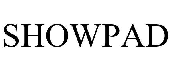 Trademark Logo SHOWPAD