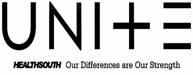 Trademark Logo UNITE HEALTHSOUTH OUR DIFFERENCES ARE OUR STRENGTH