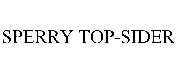Trademark Logo SPERRY TOP-SIDER
