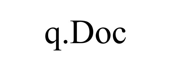 Trademark Logo Q.DOC