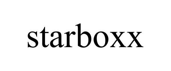 Trademark Logo STARBOXX