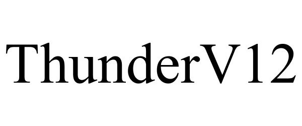 Trademark Logo THUNDERV12