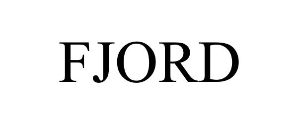 Trademark Logo FJORD