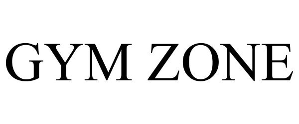 Trademark Logo GYM ZONE