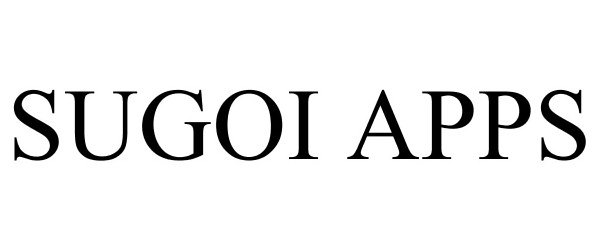 Trademark Logo SUGOI APPS