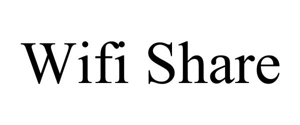 Trademark Logo WIFI SHARE