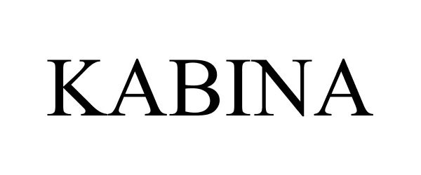 Trademark Logo KABINA