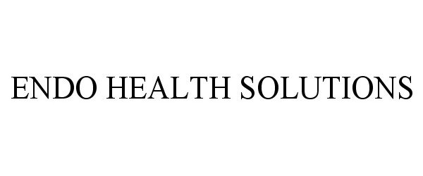 Trademark Logo ENDO HEALTH SOLUTIONS