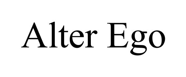 Trademark Logo ALTER EGO