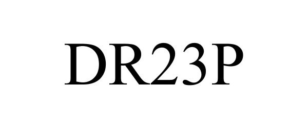 Trademark Logo DR23P