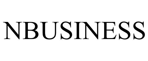 Trademark Logo NBUSINESS