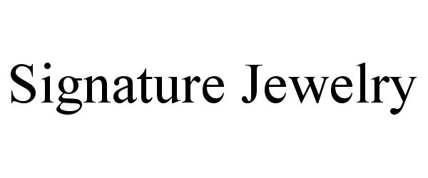 Trademark Logo SIGNATURE JEWELRY