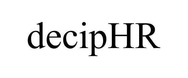 Trademark Logo DECIPHR