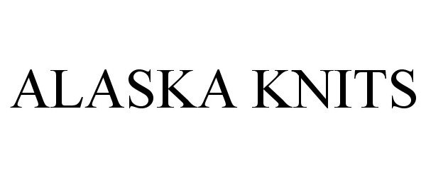 Trademark Logo ALASKA KNITS