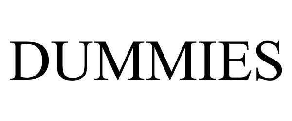 Trademark Logo DUMMIES