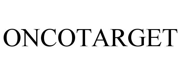 Trademark Logo ONCOTARGET