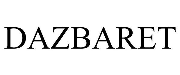 Trademark Logo DAZBARET